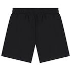 Boys White & Black Teddy Bear Logo Shorts Set, 2, hi-res