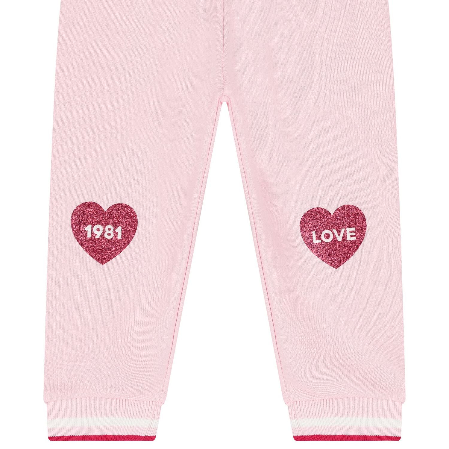 Baby Girls Pink Logo Tracksuit, 2, hi-res