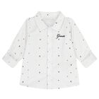 Baby Boys Beige & White Shorts Set, 1, hi-res