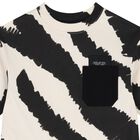 Boys Black & Ivory Zebra T-Shirt, 1, hi-res