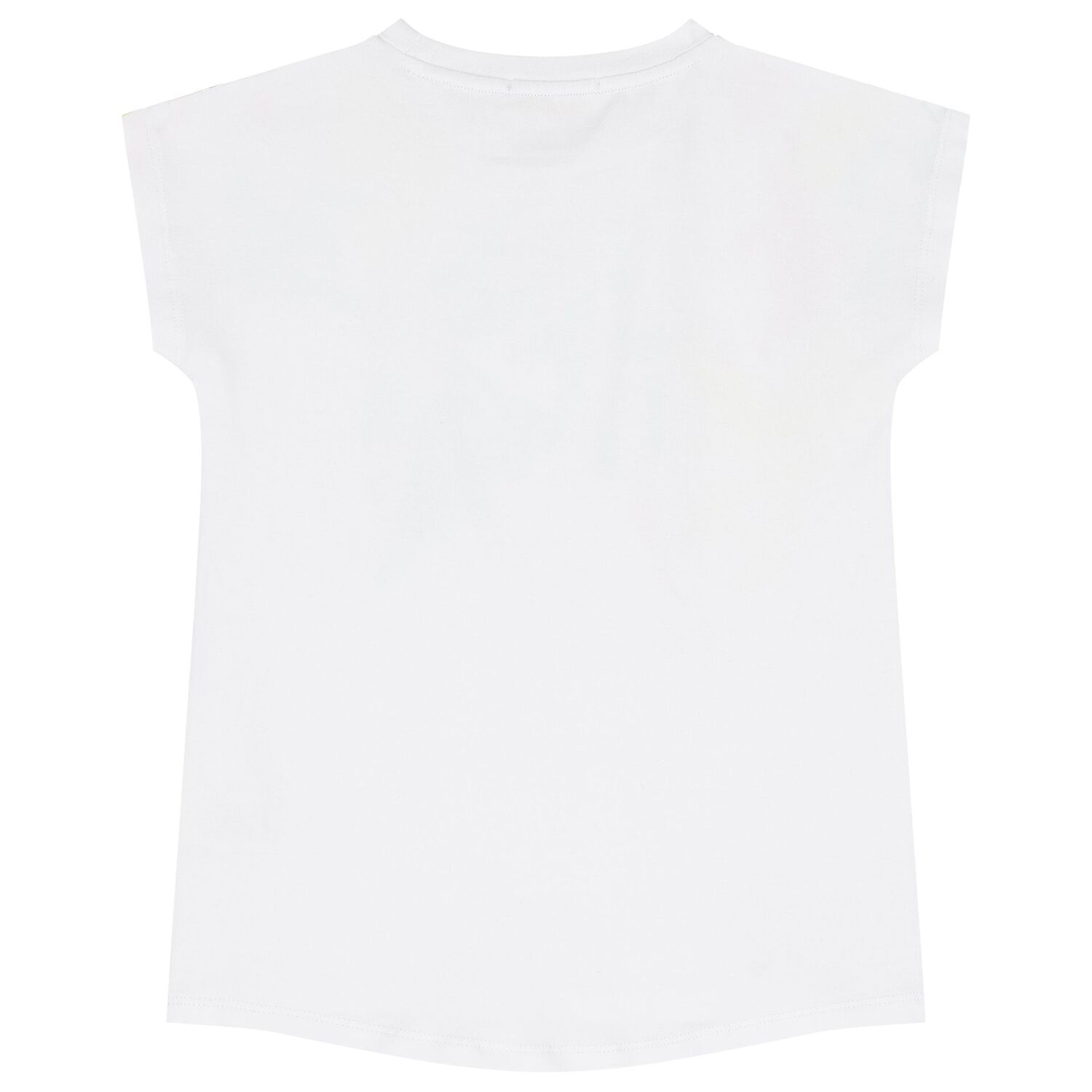 Girls White Logo T-Shirt, 1, hi-res image number null
