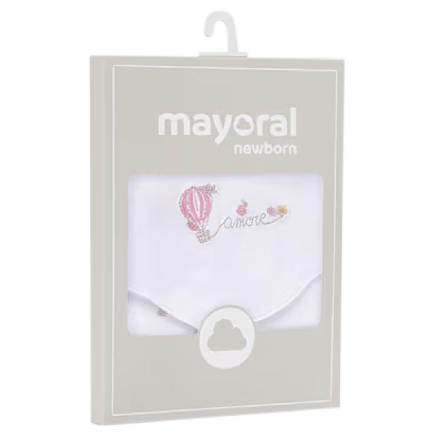 Baby Girls White & Pink Bibs ( 2-Pack ) , 1, hi-res