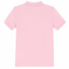 Older Boys Pink Logo Polo Shirt, 4, hi-res