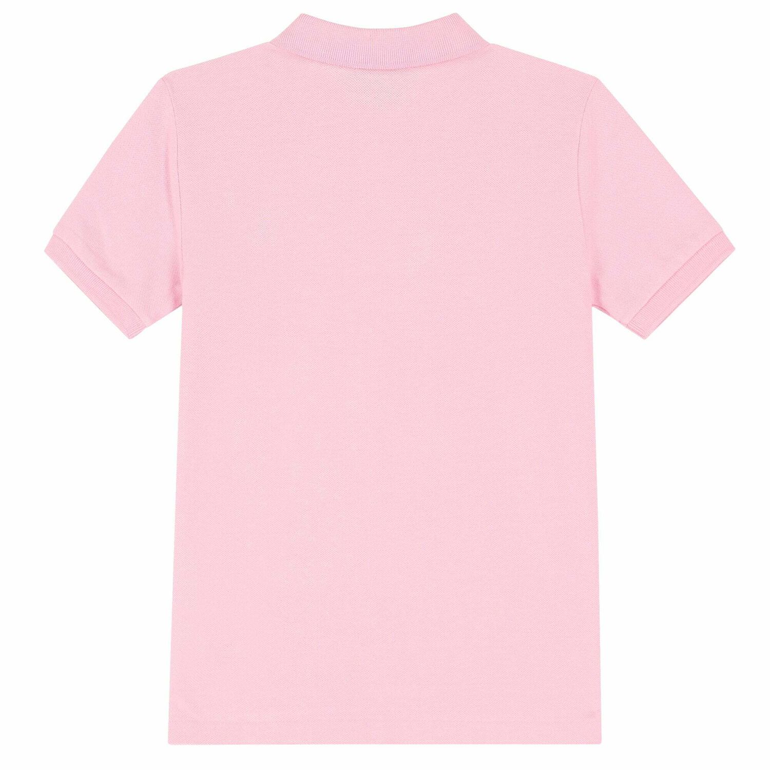 Older Boys Pink Logo Polo Shirt, 4, hi-res