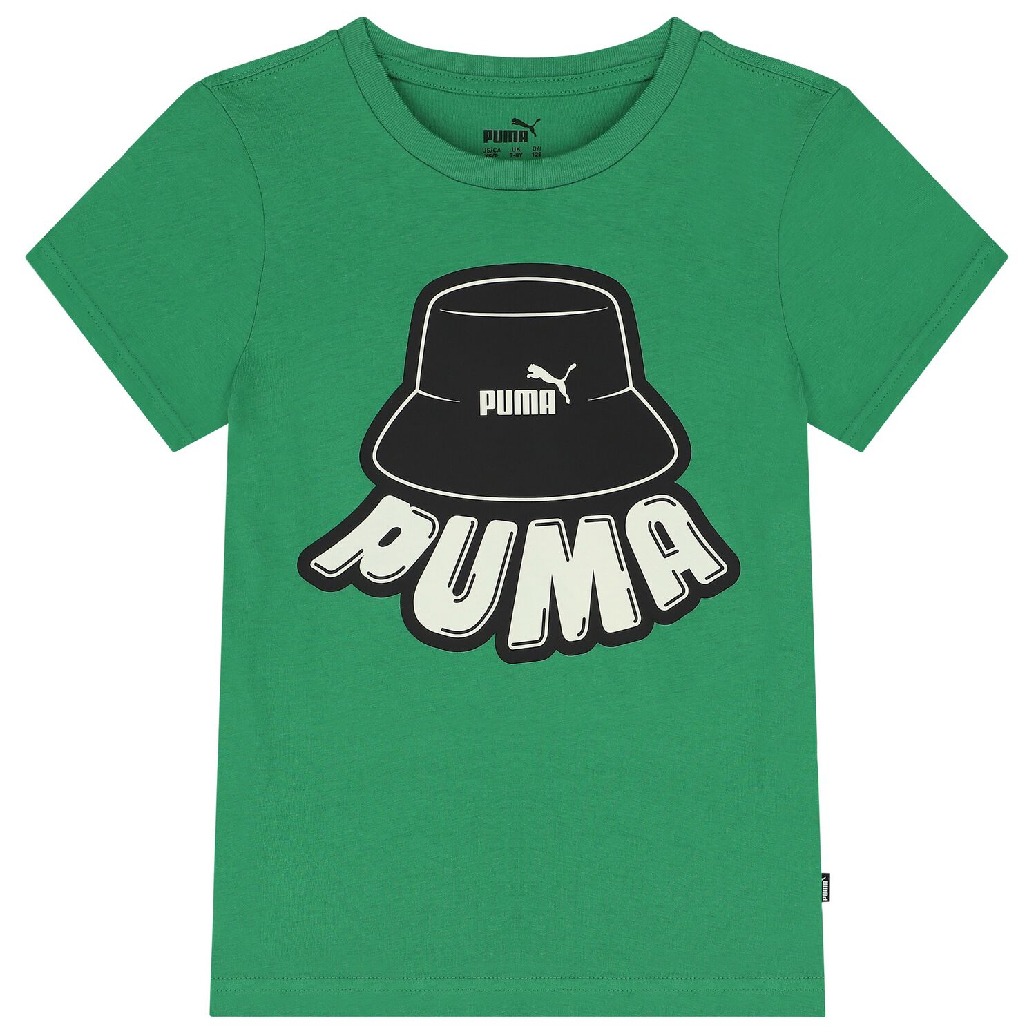 تيشيرت أولاد بالشعار باللون الأخضر, 1, hi-res image number null