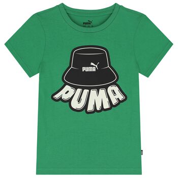 Boys Green Logo T-Shirt