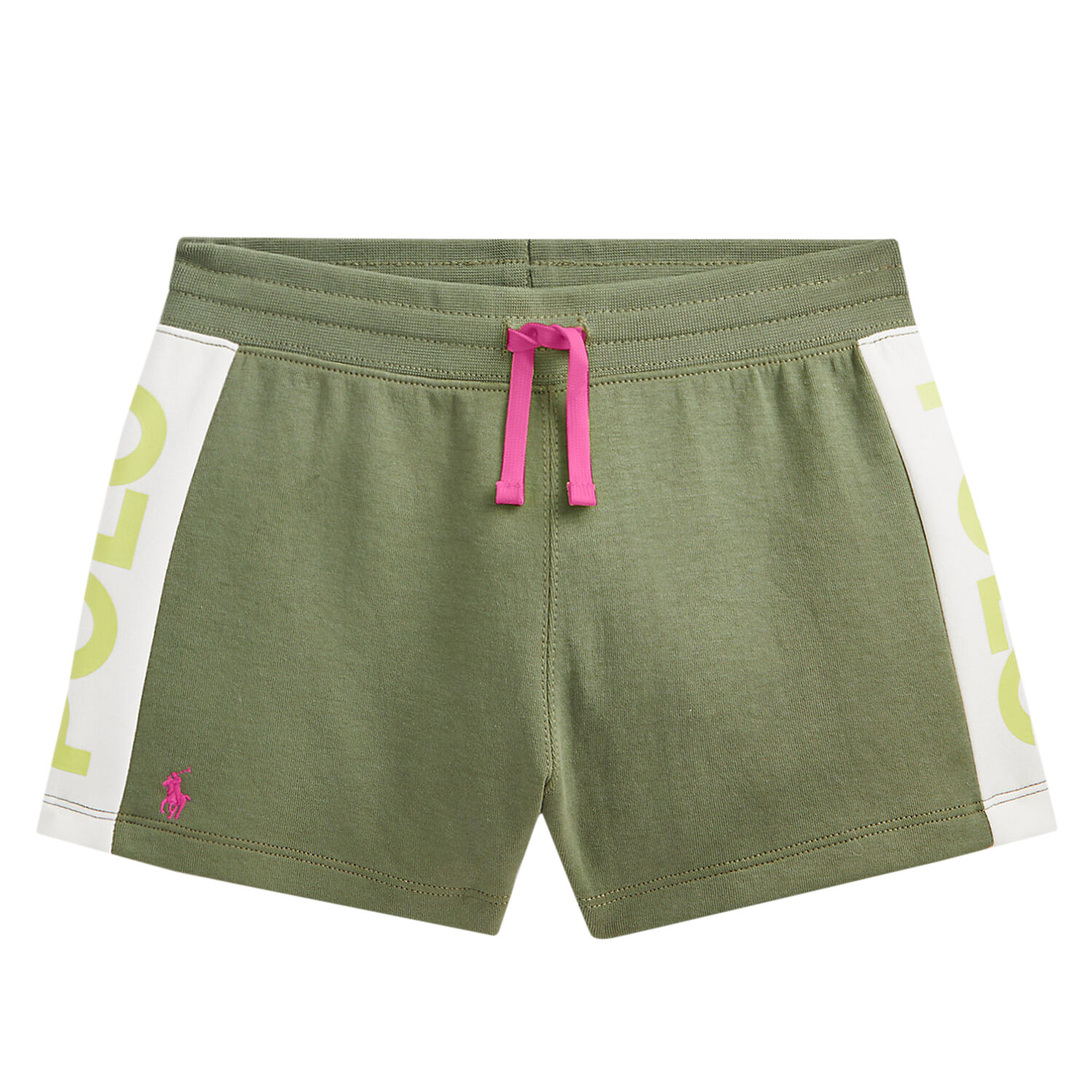 Girls Green Logo Shorts, 1, hi-res image number null