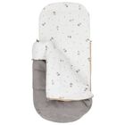 Ivory & Grey Teddy Bear Baby Nest , 1, hi-res