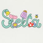 Younger Girls Ivory Logo T-Shirt , 1, hi-res