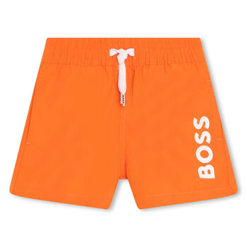 Younger Boys Orange Swim Shorts