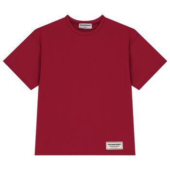 Red Softskin Oversized Fit T-Shirt