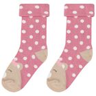 Baby Girls Pink & White Socks (4 Pack), 3, hi-res