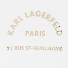 تي شيرت بنات بالشعار باللون الأبيض والذهبي, 1, hi-res