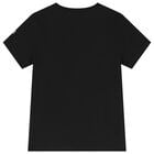 Boys Black Logo T-Shirt, 2, hi-res