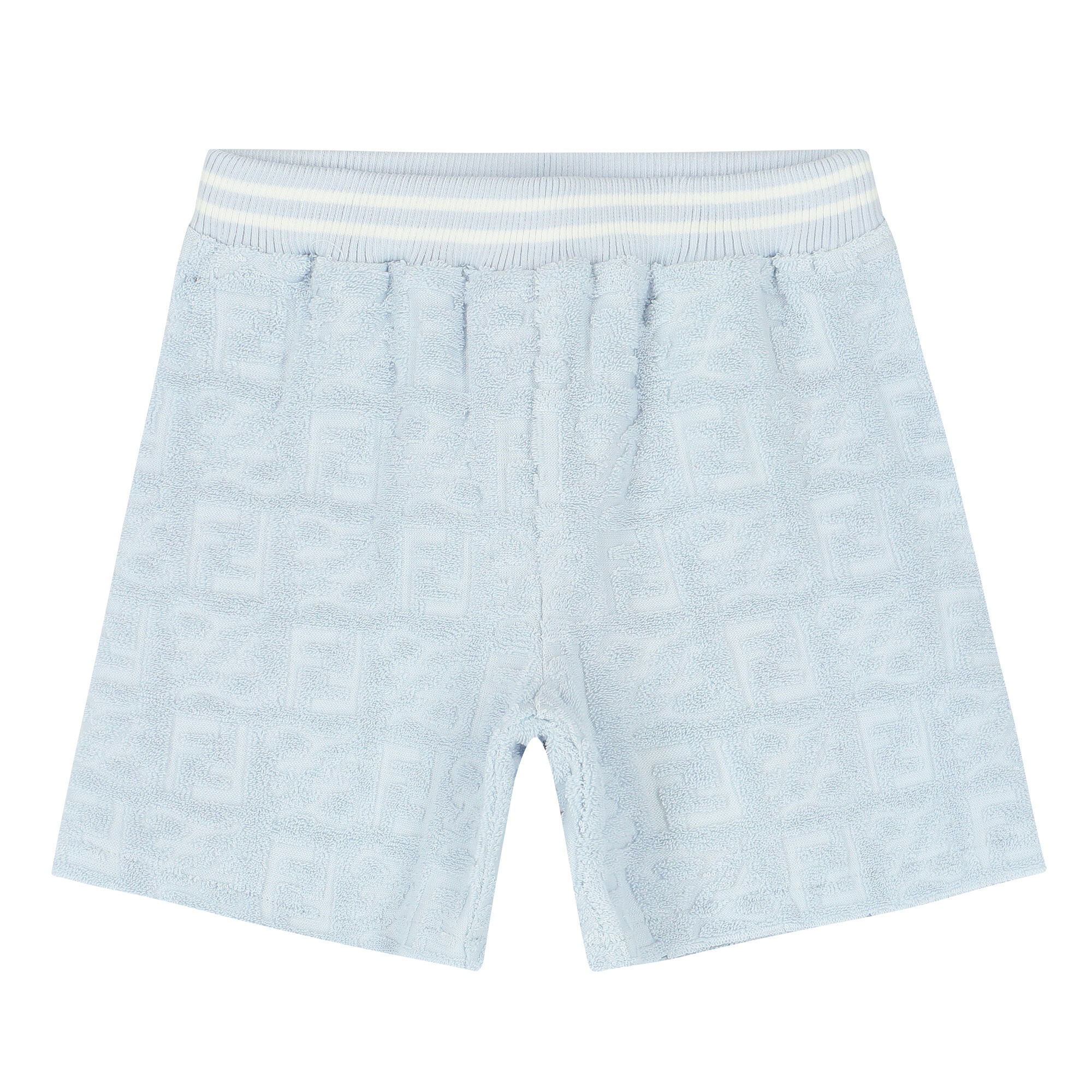 Fendi Baby Boys Blue FF Logo Shorts Junior Couture UAE
