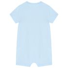 Baby Boys Blue & White Rompers ( 2 Pack ), 2, hi-res