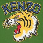 توب أولاد بأكمام بشعار النمر باللون الاخضر, 1, hi-res