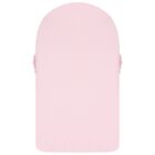 Baby Girls Pink & Gold Flower Logo Nest, 2, hi-res