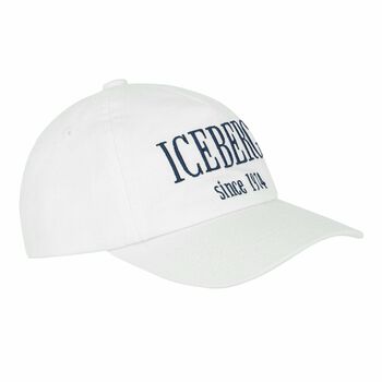 Younger Boys White Logo Cap