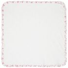 Baby Girls White & Pink Floral & Butterflies Blanket, 1, hi-res