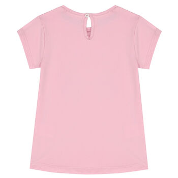 Younger Girls Pink Logo T-Shirt