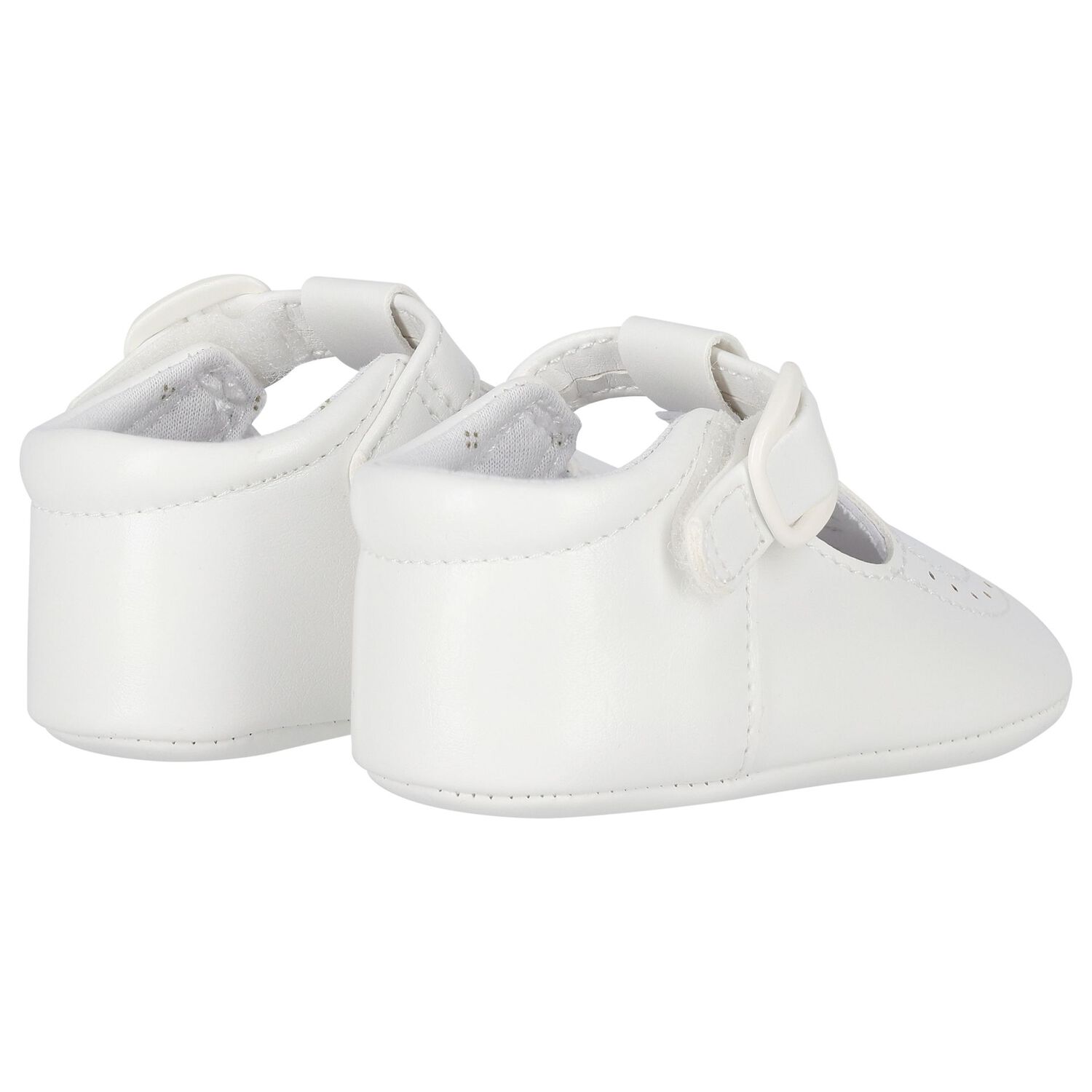 Baby Boys White Pre Walker Shoes, 3, hi-res image number null