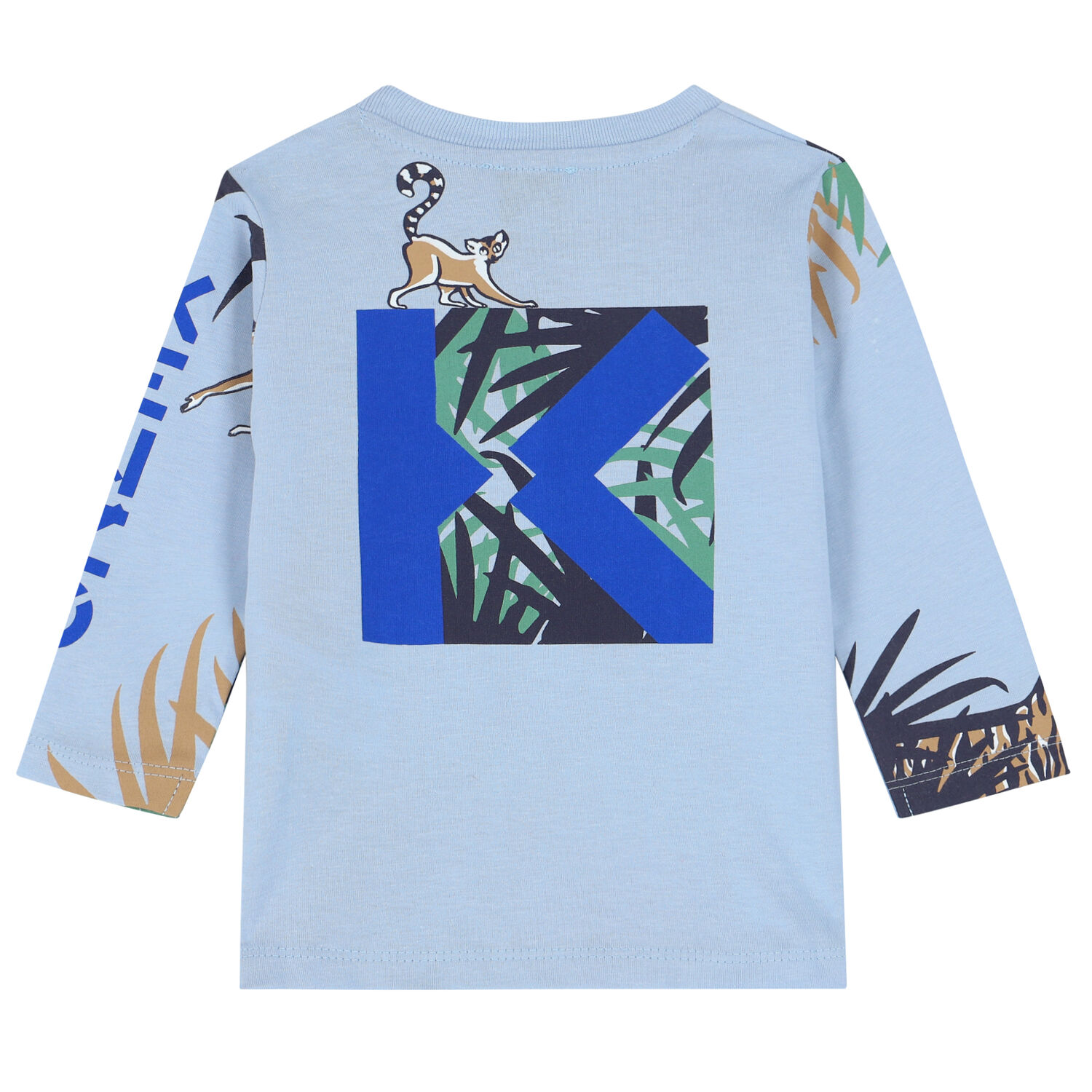 Younger Boys Blue Logo Tiger Top, 1, hi-res image number null