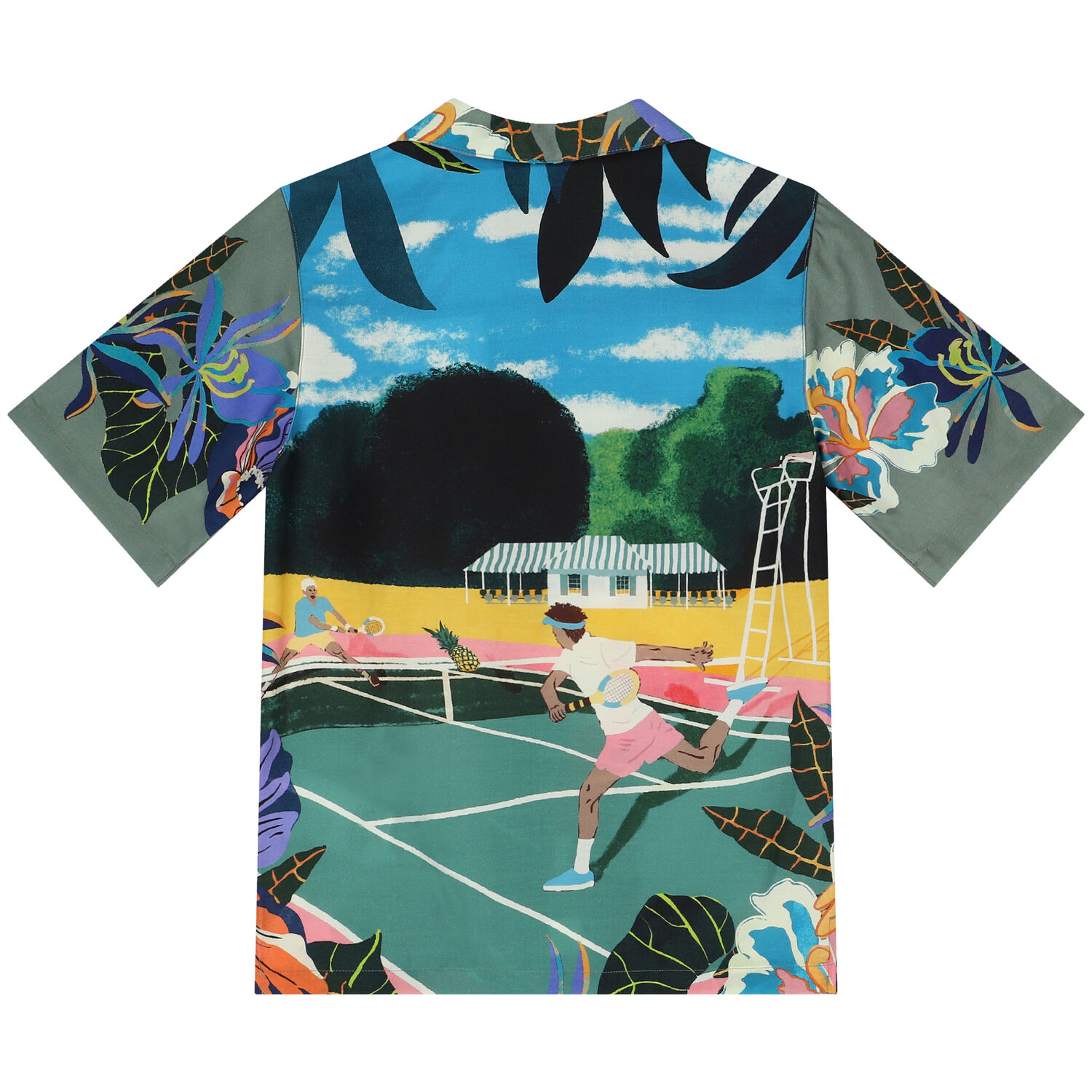 Boys Green Tennis Shirt, 1, hi-res