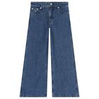 Girls Blue Denim Jeans, 1, hi-res