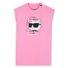 Girls Pink Choupette Logo Dress, 1, hi-res