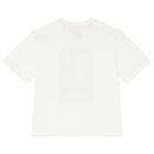 Boys White Logo T-Shirt, 1, hi-res
