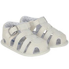 Baby Boys Ivory Sandals, 2, hi-res