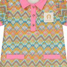 Younger Girls Multi-Coloured Logo Dress, 1, hi-res