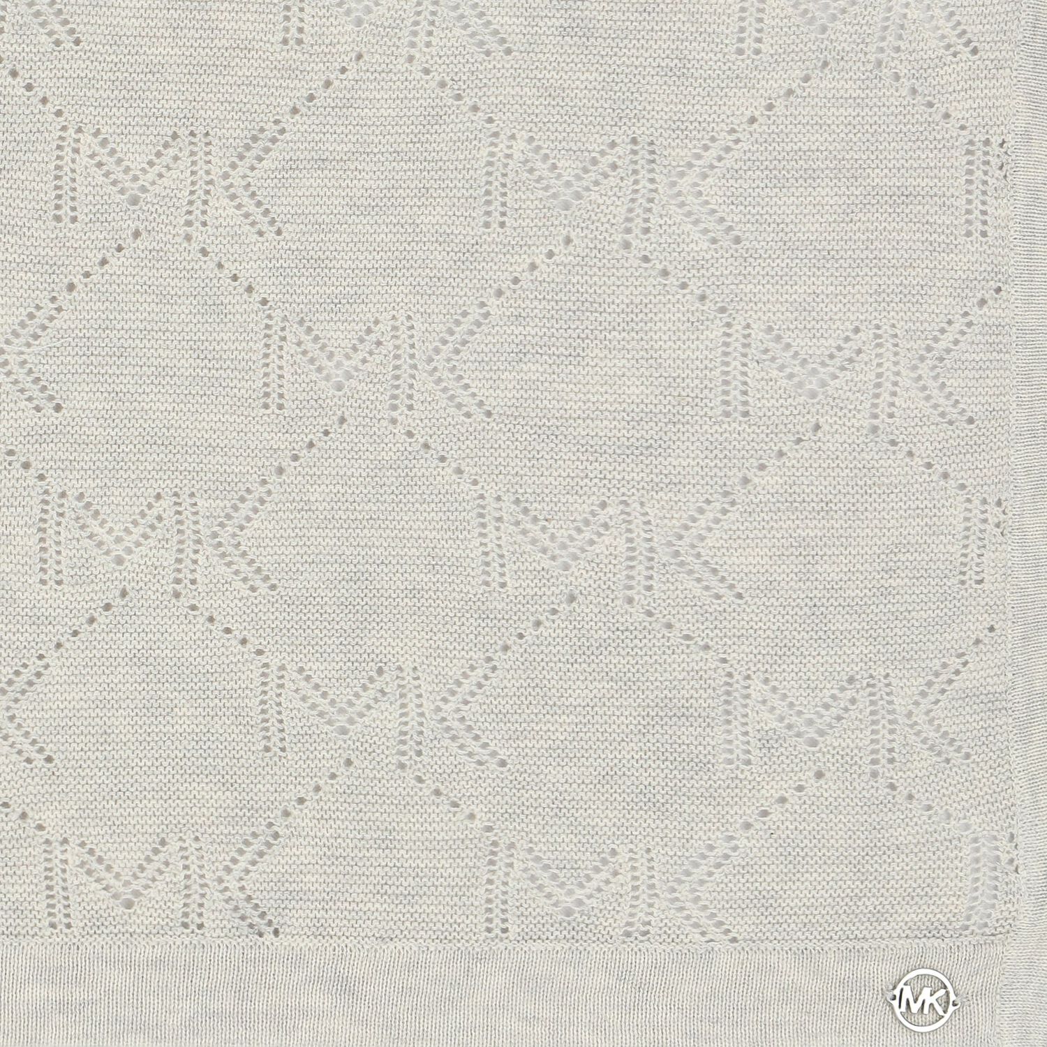 بطانية بنات منسوجة بالشعار باللون الرمادي, 1, hi-res