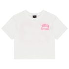 Girls White & Pink Jordan Logo T-Shirt, 1, hi-res
