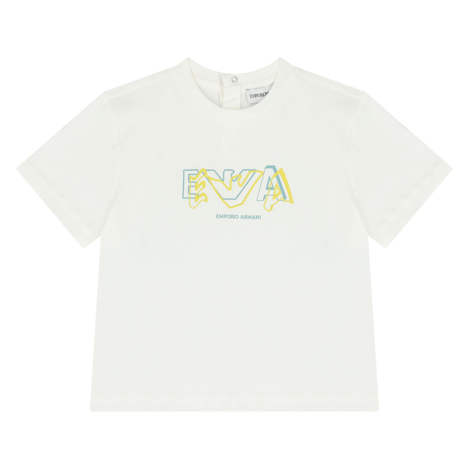 قمصان بيضاء وزرقاء للأولاد الصغار (عبوة من قطعتين), 1, hi-res