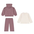 Younger Girls Pink Tracksuit Set, 1, hi-res