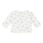 Baby Boys Ivory & Blue Bear Babysuit & Hat Gift Set, 3, hi-res