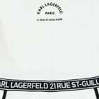 بلايسوت بالشعار باللون الابيض للبنات, 1, hi-res