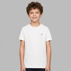 Boys White Logo T-Shirt, 1, hi-res