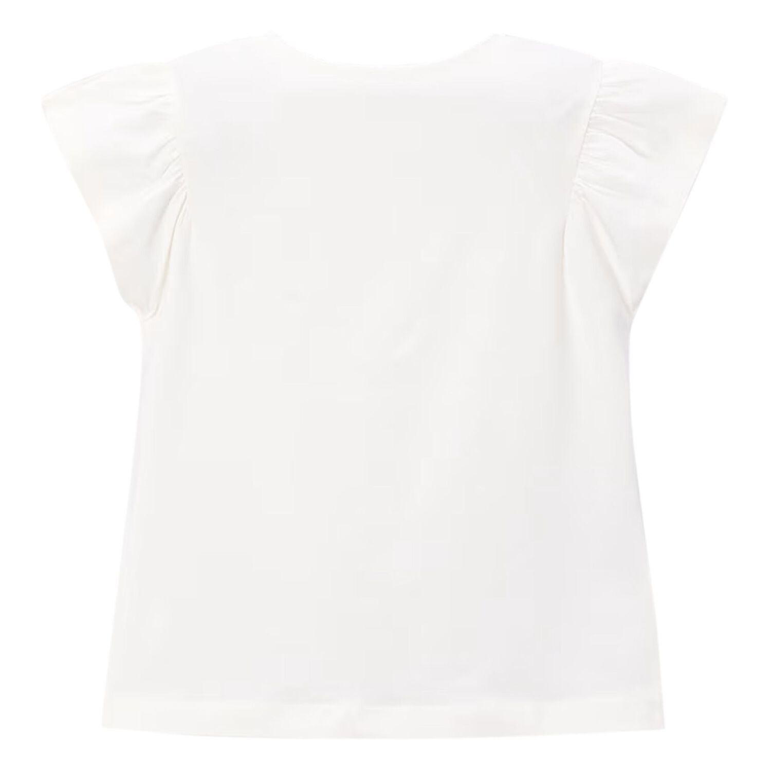Girls Ivory Flower T-Shirt, 3, hi-res