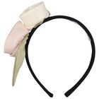 رابطه رأس للبنات  ثلاثيه الابعاد  باللون الوردي والاسود , 1, hi-res