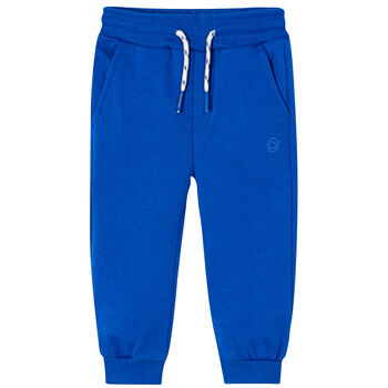 Younger Boys Blue Logo Joggers