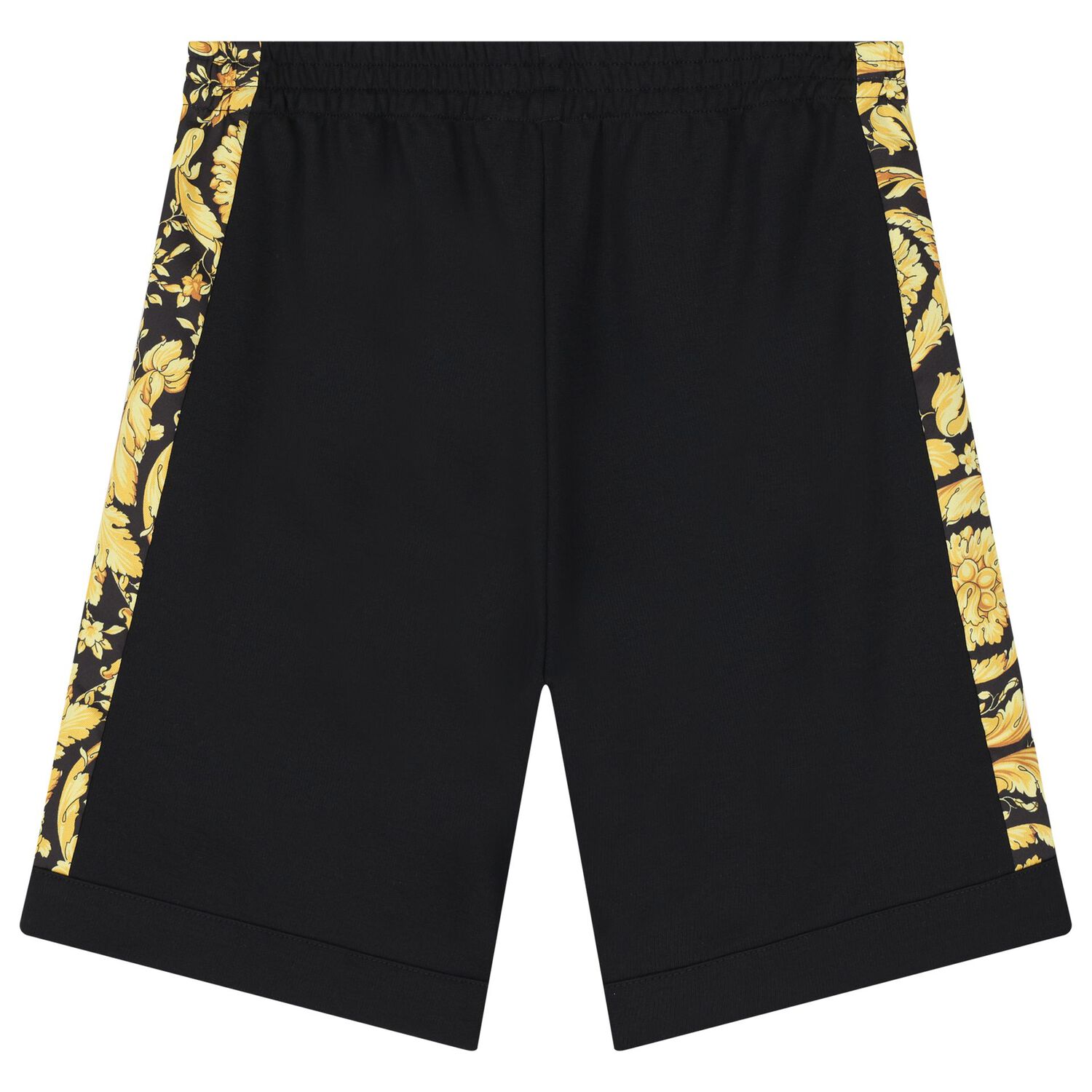 Boys Black Barroco Shorts, 1, hi-res