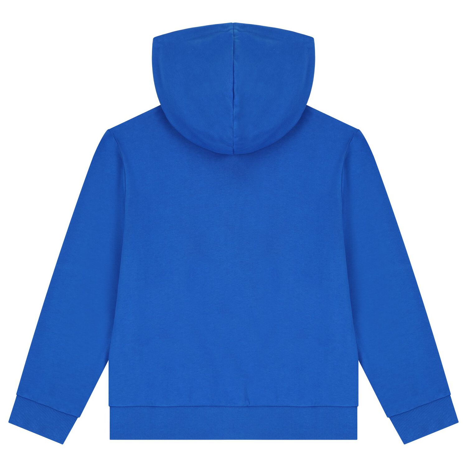 Boys Blue Logo Hooded Zip Up Top, 1, hi-res image number null