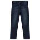Boys Blue Denim Jeans, 1, hi-res