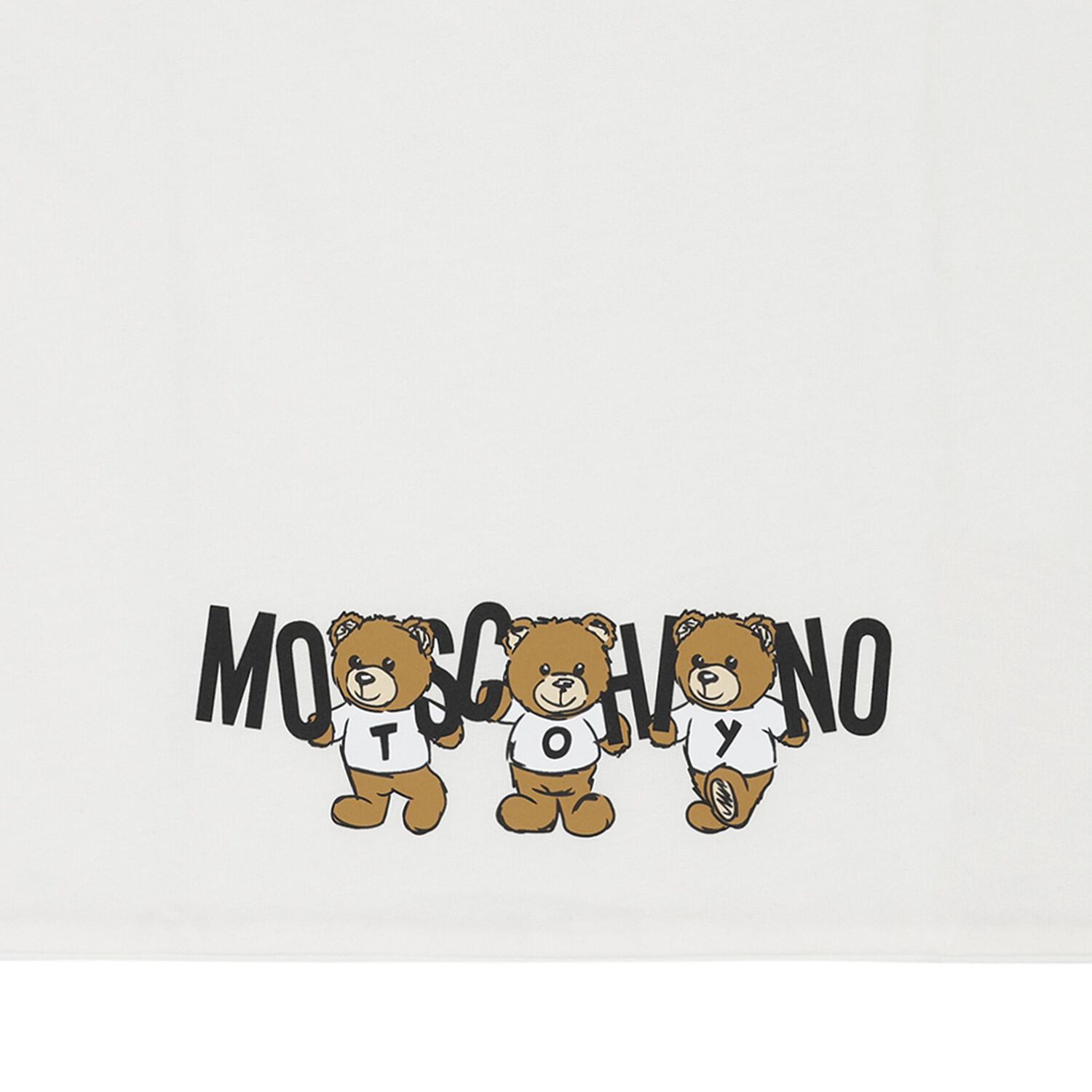 Ivory Teddy Bear Logo Baby Blanket, 1, hi-res