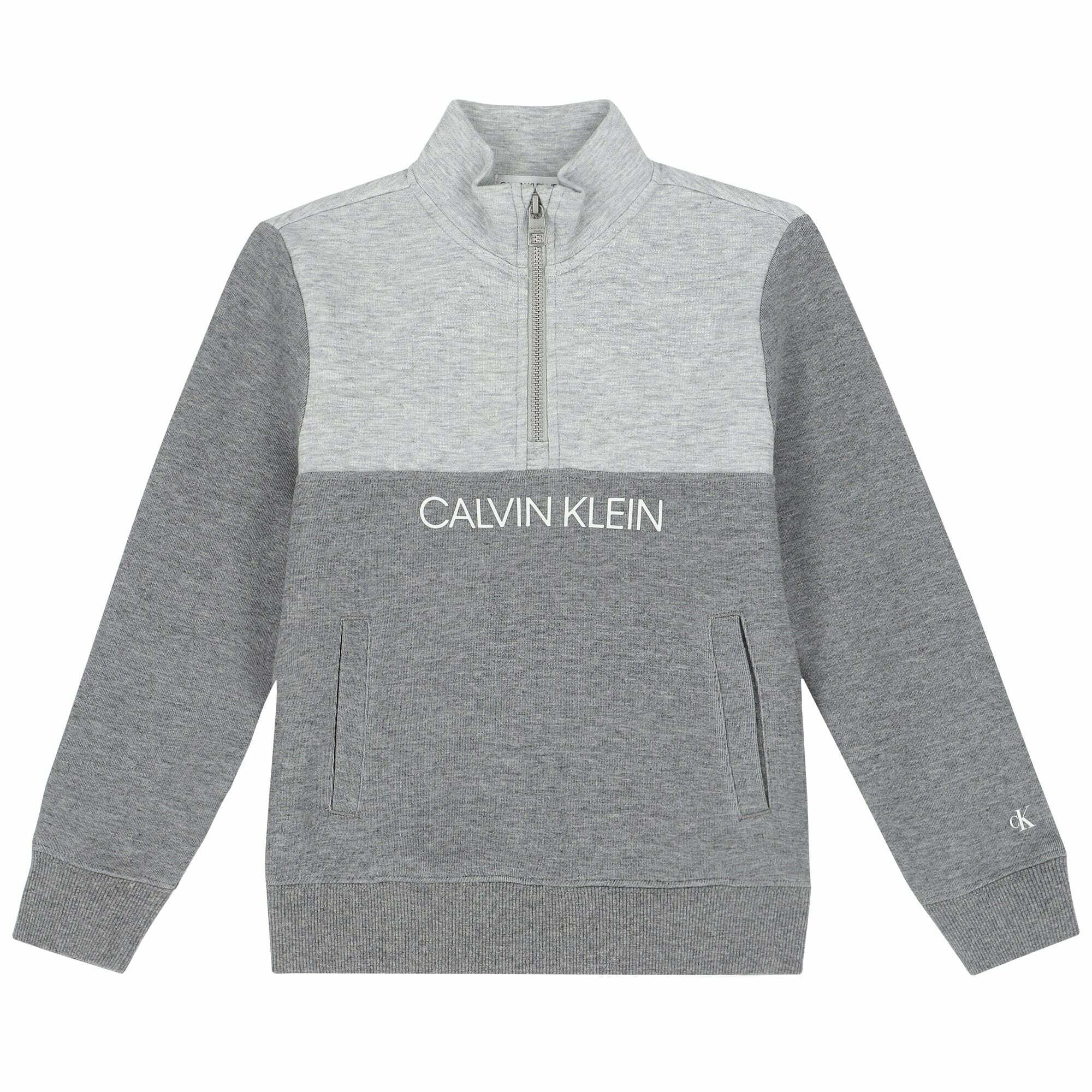 Calvin klein top tracksuit grey
