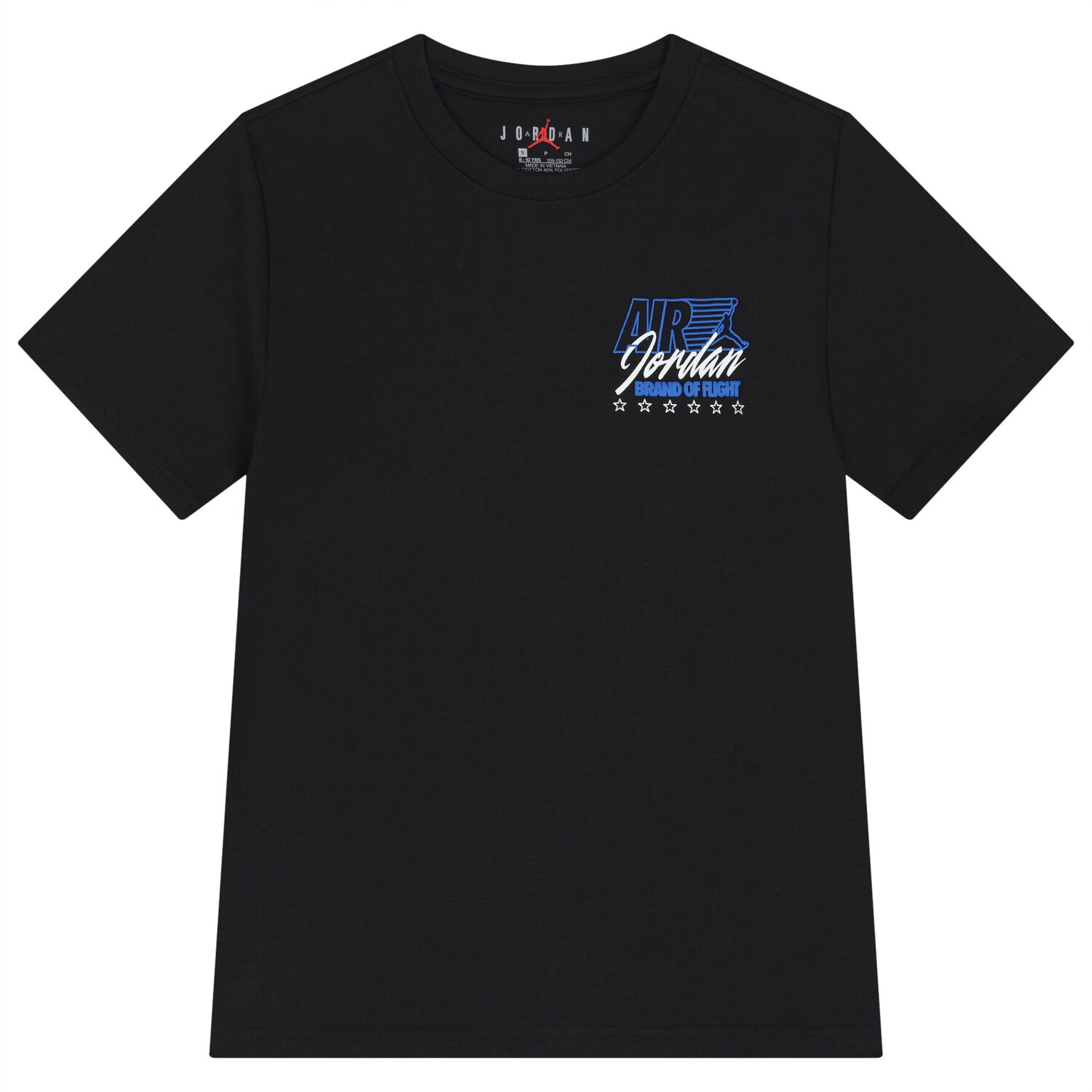 Boys Black Jordan Logo T-Shirt, 2, hi-res