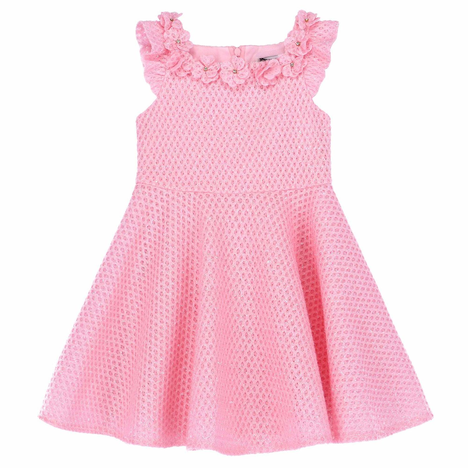 Girls Pink Embellished Dress, 1, hi-res image number null
